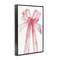 Stupell Industries Watercolor Pink Bow Illustration Framed Giclee, design by LSR Design Studio